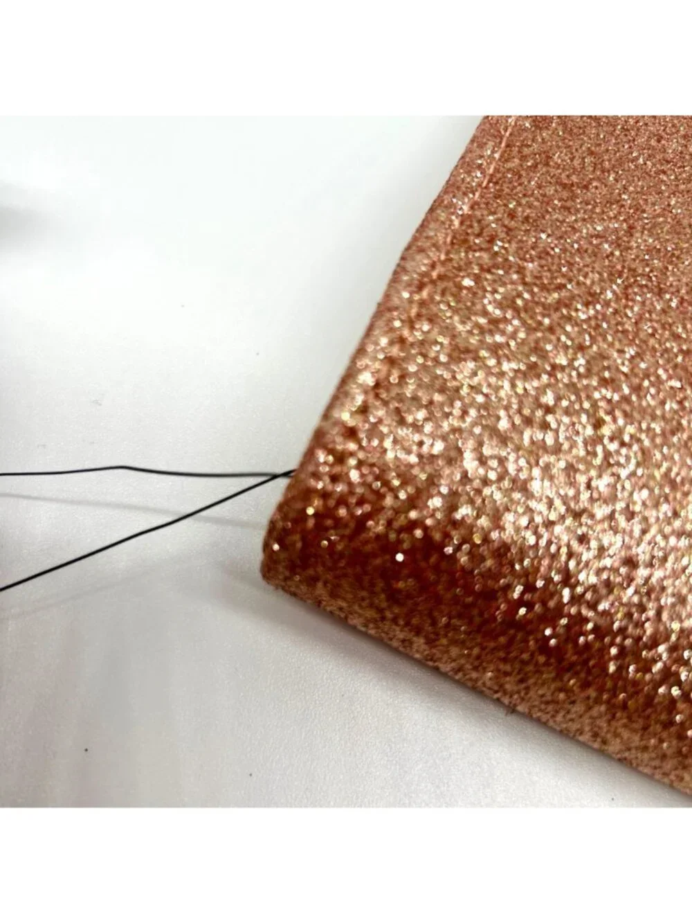 I.N.C. International Concepts Rose Gold Fabric Evening Clutch
